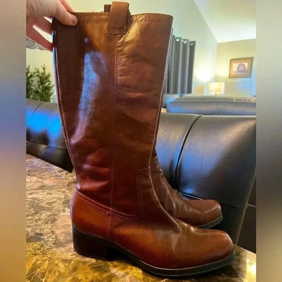 Nine West Carmel colored boots size 10 - Picture 1 of 6